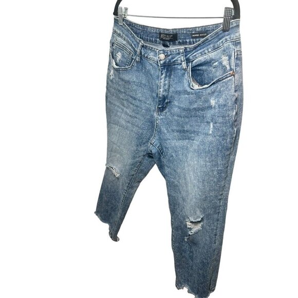 Judy Blue Cropped Bootcut Jeans 16w Style Jb88518 Distressed - Picture 2 of 10